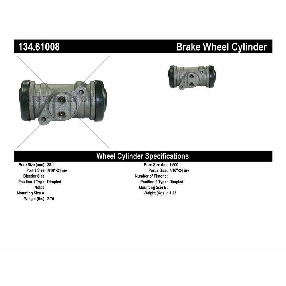 Centric Parts Drum Brake Wheel Cylinder 4 Centric Parts Drum Brake Wheel Cylinder - Image 2