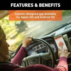 CURT Echo Mobile Trailer Brake Controller with Bluetooth-Enabled Smartphone Connection -Automotive Sales curt brake controllers 51180 4f 1000