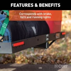 CURT Auxiliary LED Indicator Lights -Automotive Sales curt car lights 53201 31 1000