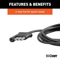 CURT Auxiliary LED Indicator Lights -Automotive Sales curt car lights 53201 44 1000