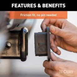 CURT 2" Rubber Hitch Tube Cover 12 CURT 2" Rubber Hitch Tube Cover -Automotive Sales curt hitch accessories 22272 1f 1000