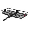 CURT 500 lb. Capacity 60 in. x 24 in. Black Steel Basket Hitch Cargo Carrier (Folding 2 in. Shank) -Automotive Sales curt hitch cargo carriers 18153 64 1000