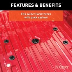 CURT Puck System 5th Wheel Adapter Rails Select Silverado Sierra F250 F350 25K -Automotive Sales curt other auto parts 16027 fa 1000