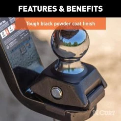 CURT RockerBall Cushion Hitch with 2 in. Ball (2 in. Shank, 7,500 lbs., 3 in. Drop) 15 CURT RockerBall Cushion Hitch with 2 in. Ball (2 in. Shank, 7,500 lbs., 3 in. Drop) -Automotive Sales curt other auto parts 45143 76 1000