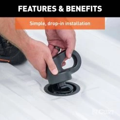 CURT OEM Puck System 2-5/16 in. Gooseneck Kit, Chevrolet, Ford, GMC, Nissan (38K) -Automotive Sales curt other auto parts 60639 31 1000