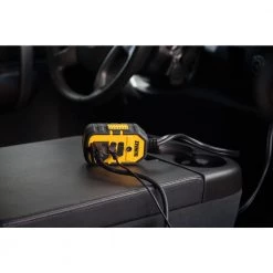 DEWALT 140-Watt Portable Car Power Inverter with Dual USB Ports -Automotive Sales dewalt car power inverters dxaepi140 1d 1000