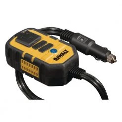 DEWALT 140-Watt Portable Car Power Inverter with Dual USB Ports -Automotive Sales dewalt car power inverters dxaepi140 40 1000