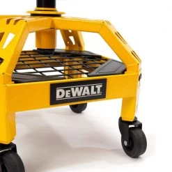 DEWALT 24 in. H x 16 in. W x 16 in. D Adjustable Shop Stool with Casters -Automotive Sales dewalt shop stools dxstah025 1f 1000