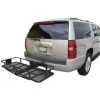 Erickson 500 lb. Capacity 60 in. x 20 in. Steel Hitch Cargo Carrier for 2 in. Receiver -Automotive Sales erickson hitch cargo carriers 07495 64 1000