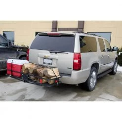 Erickson 500 lb. Capacity 60 in. x 20 in. Steel Hitch Cargo Carrier for 2 in. Receiver -Automotive Sales erickson hitch cargo carriers 07495 c3 1000