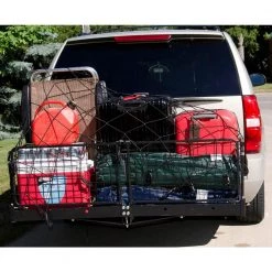 Erickson 500 lb. Capacity 60 in. x 20 in. Steel Folding Hitch Cargo Carrier for 2 in. Receiver -Automotive Sales erickson hitch cargo carriers 07496 c3 1000