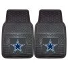 FANMATS NFL - Dallas Cowboys Heavy Duty 2-Piece 18 in. x 27 in. Vinyl Car Mat -Automotive Sales fanmats floor mats 8274 64 1000