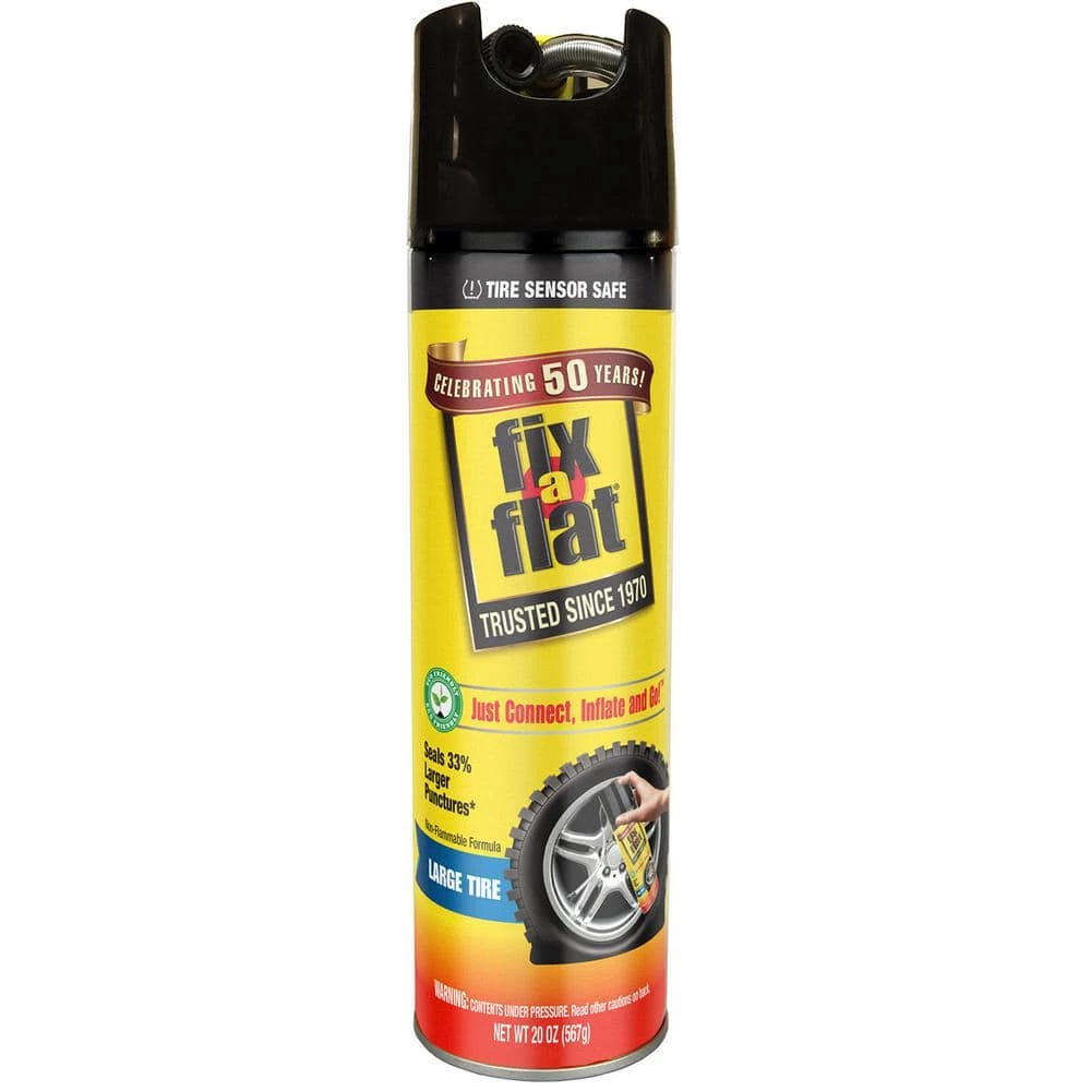 Fix-A-Flat 20 oz. Eco-Friendly Tire Inflator 2 Fix-A-Flat 20 oz. Eco-Friendly Tire Inflator