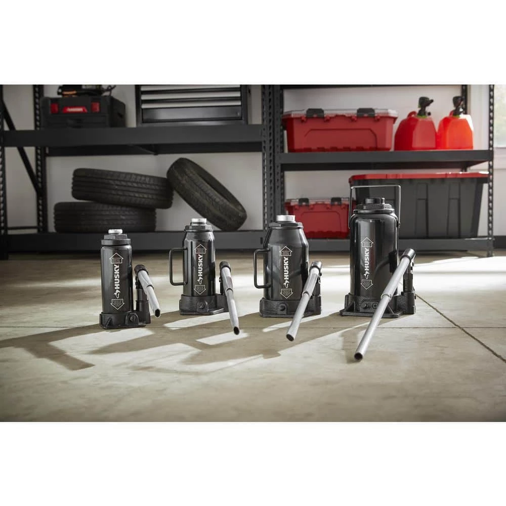 Husky 12-Ton Hydraulic Bottle Jack 8 Husky 12-Ton Hydraulic Bottle Jack - Image 6