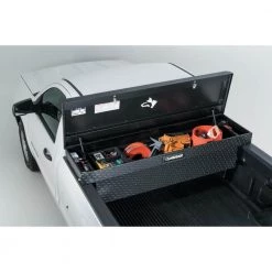 Husky 71.36 in. Matte Black Aluminum Full Size Crossbed Truck Tool Box -Automotive Sales husky crossover truck tool boxes 102100 53 01 fa 1000