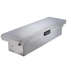 Husky 71.36 in. Diamond Plate Aluminum Full Size Crossbed Truck Tool Box