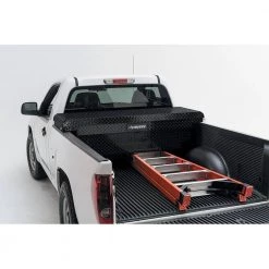 Husky 61.86 in. Matte Black Aluminum Low Profile Mid-Size Crossbed Truck Tool Box -Automotive Sales husky crossover truck tool boxes 102102 53 01 4f 1000