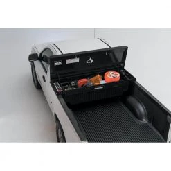 Husky 61.86 in. Matte Black Aluminum Low Profile Mid-Size Crossbed Truck Tool Box -Automotive Sales husky crossover truck tool boxes 102102 53 01 c3 1000