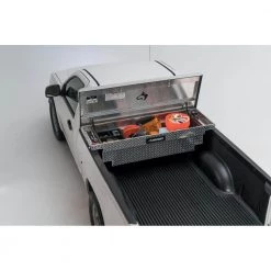 Husky 61.86 in. Diamond Plate Aluminum Low Profile Mid-Size Crossbed Truck Tool Box -Automotive Sales husky crossover truck tool boxes 102102 9 01 fa 1000
