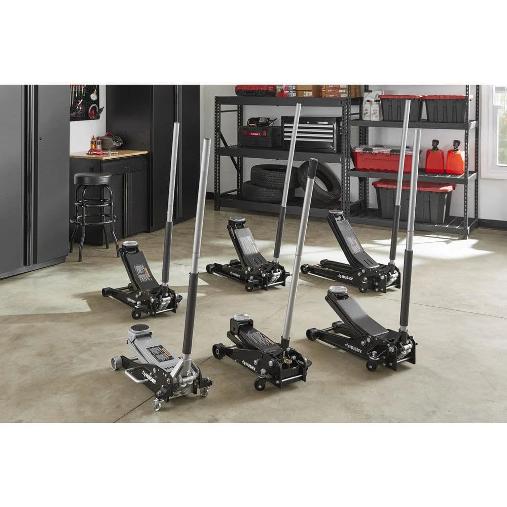 Husky 3-1/2-Ton Low Profile Floor Jack with Quick Lift 12 Husky 3-1/2-Ton Low Profile Floor Jack with Quick Lift - Image 10
