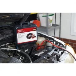 Husky 20 ft. 4-Gauge Booster Cables -Automotive Sales husky jumper cables 0160420 ul1 31 1000