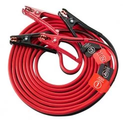 Husky 20 ft. 4-Gauge Booster Cables -Automotive Sales husky jumper cables 0160420 ul1 44 1000