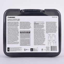 Husky 20 ft. 4-Gauge Booster Cables -Automotive Sales husky jumper cables 0160420 ul1 66 1000 1