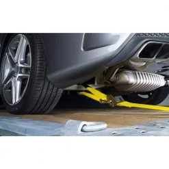 Keeper 36 in. x 2 in. x 3,333 lbs. Axle Strap with D-Ring and Protective Sleeve -Automotive Sales keeper tow ropes cables chains 04228 fa 1000