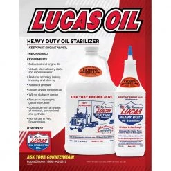 Lucas Oil 32 oz. Heavy Duty Oil Stabilizer -Automotive Sales lucas oil car cleaners chemicals 10001 4f 1000