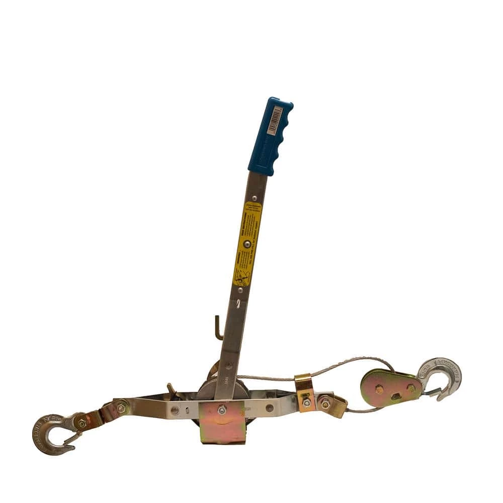 Maasdam Pow'R Pull 4,000 lb. 2-Ton Capacity 6 ft. Max Lift 30:1 Leverage Winch Puller Come Along Tool with 6 ft. of Cable Included 4 Maasdam Pow'R Pull 4,000 lb. 2-Ton Capacity 6 ft. Max Lift 30:1 Leverage Winch Puller Come Along Tool with 6 ft. of Cable Included - Image 2