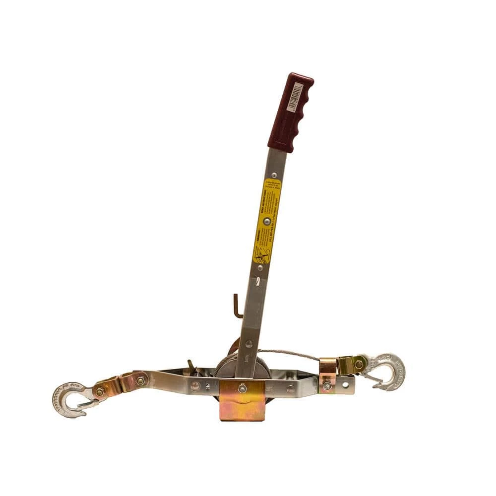 Maasdam 2,000 lb. 1-Ton Capacity 12 ft. Max Lift 15:1 Leverage Winch Puller Come Along Tool with 12 ft. of Cable Included 3 Maasdam 2,000 lb. 1-Ton Capacity 12 ft. Max Lift 15:1 Leverage Winch Puller Come Along Tool with 12 ft. of Cable Included - Image 2