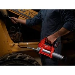 Milwaukee M12 12V Li-Ion Cordless Grease Gun Kit with Stubby 3/8 in. Impact Wrench, One 3.0 Ah Battery, Charger and Tool Bag -Automotive Sales milwaukee grease guns 2446 21xc 2554 20 4f 1000