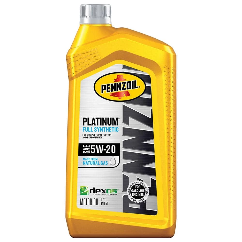 Pennzoil Platinum SAE 5W-20 Full Synthetic Motor Oil 1 Qt. 3 Pennzoil Platinum SAE 5W-20 Full Synthetic Motor Oil 1 Qt.