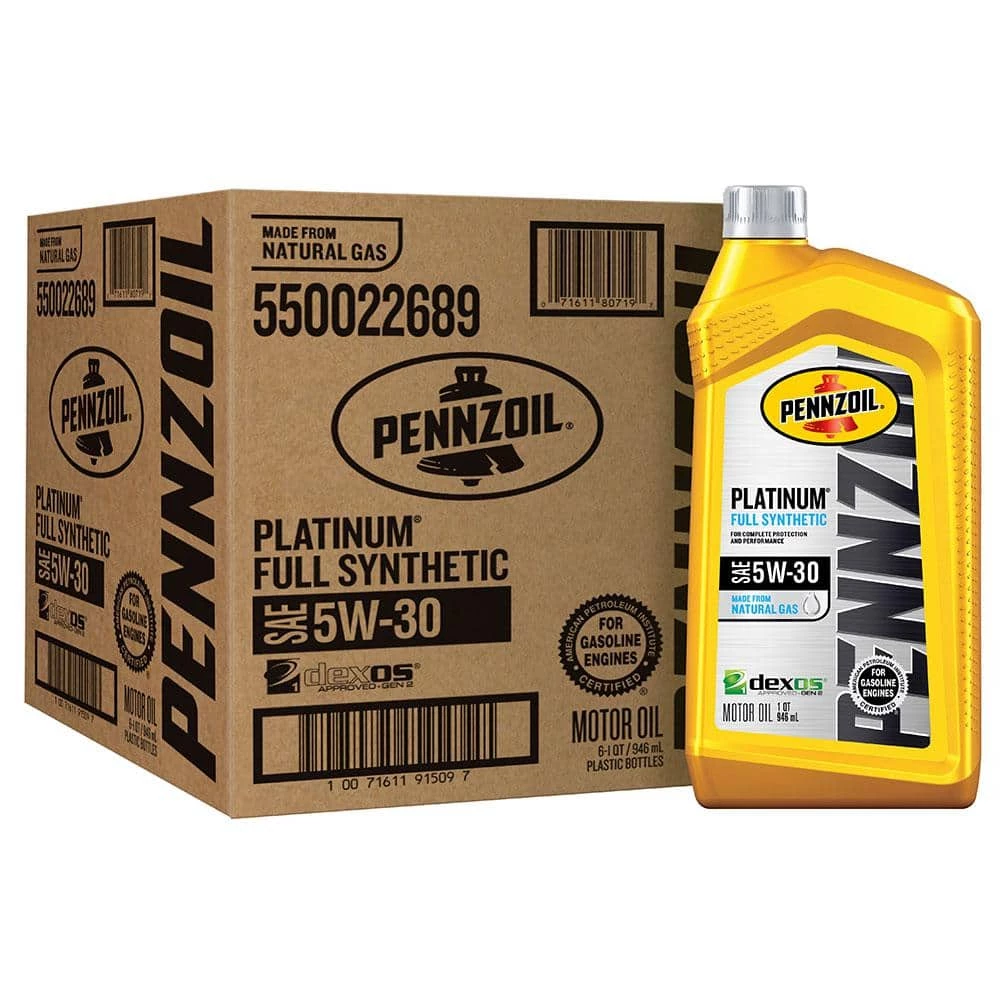 Pennzoil Platinum SAE 5W-30 Full Synthetic Motor Oil 1 Qt. 5 Pennzoil Platinum SAE 5W-30 Full Synthetic Motor Oil 1 Qt. - Image 3