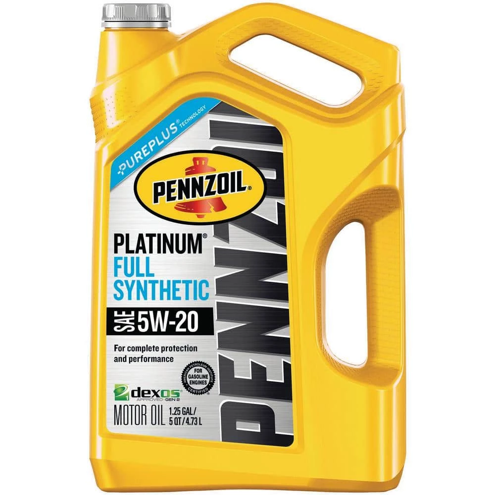 Pennzoil Platinum SAE 5W-20 Full Synthetic Motor Oil 5 Qt. 4 Pennzoil Platinum SAE 5W-20 Full Synthetic Motor Oil 5 Qt. - Image 2