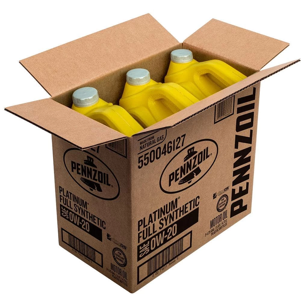 Pennzoil Platinum SAE 0W-20 Full Synthetic Motor Oil 5 Qt. 6 Pennzoil Platinum SAE 0W-20 Full Synthetic Motor Oil 5 Qt. - Image 4