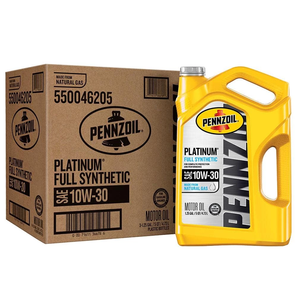 Pennzoil Platinum SAE 10W-30 Full Synthetic Motor Oil 5 Qt. 5 Pennzoil Platinum SAE 10W-30 Full Synthetic Motor Oil 5 Qt. - Image 3