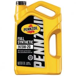 Pennzoil Fully Synthetic Motor Oil SAE 5W-20 Motor Oil 5Qt