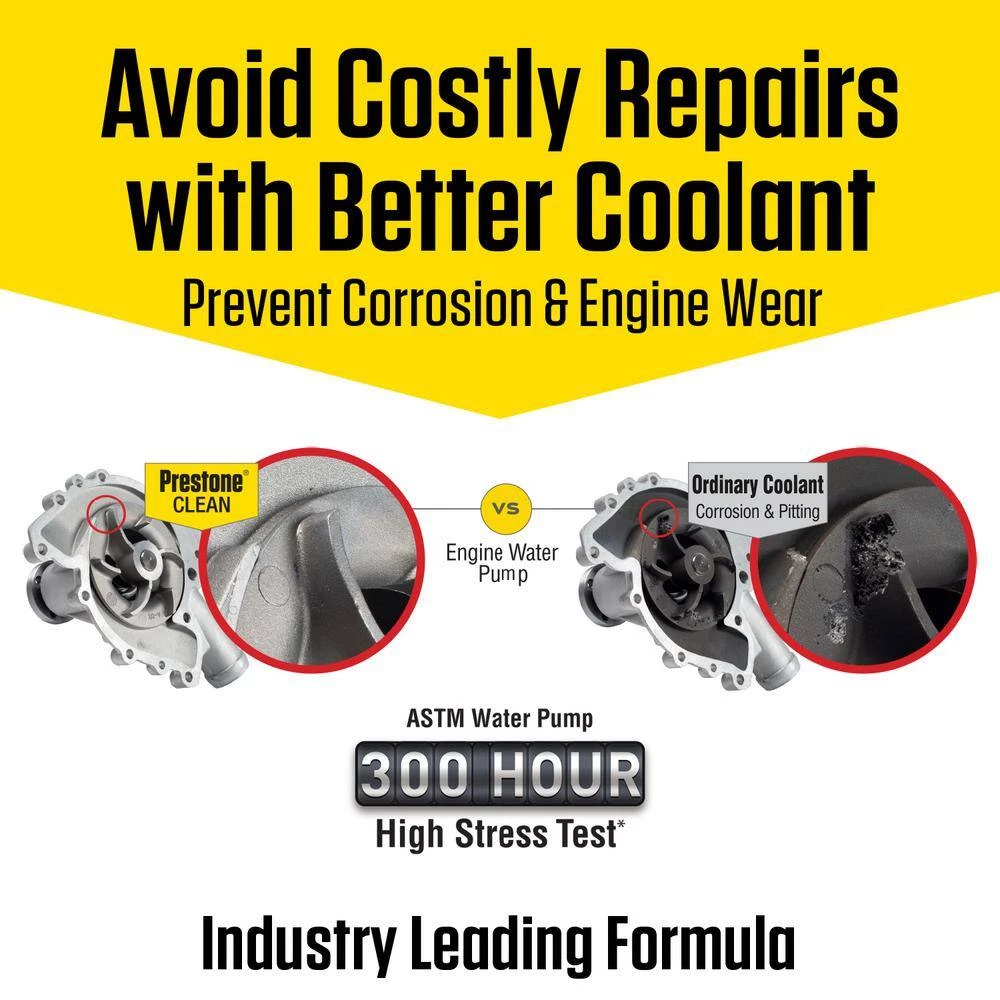 Prestone All Vehicles - 10yr/300k mi - Antifreeze+Coolant (1 Gal - Ready to Use) 6 Prestone All Vehicles - 10yr/300k mi - Antifreeze+Coolant (1 Gal - Ready to Use) - Image 4