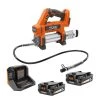 RIDGID 18V Cordless Grease Gun Kit with 2.0 Ah Battery and Charger with 18V Lithium-Ion 2.0 Ah Battery and Charger Kit -Automotive Sales ridgid grease guns r860445kn ac9302 64 1000