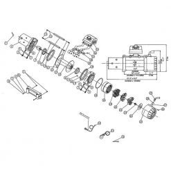 Runva 11,000 lbs. Capacity 12-Volt Wireless Off-Road Electric Winch with 85 ft. Steel Cable -Automotive Sales runva winches 11xp 1f 1000