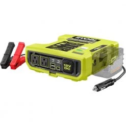 RYOBI ONE+ 18V 800-Watt Max 12V Automotive Power Inverter with Dual USB Ports -Automotive Sales ryobi car power inverters ryi8030avnm d4 1000