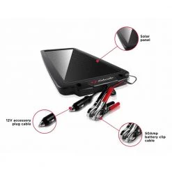 Schumacher Electric Schumacher Automotive 12-Volt Portable Solar Battery Charger and Maintainer with Quick-Connect Clamps -Automotive Sales schumacher electric car battery chargers sp 200 44 1000