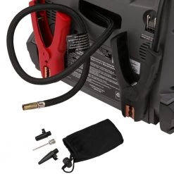 Schumacher Electric Schumacher Pro Automotive 12-Volt 1200 Peak Amp Jump Starter and Portable Power Station with 100-PSI Air Compressor -Automotive Sales schumacher electric jump starters spr1631 66 1000
