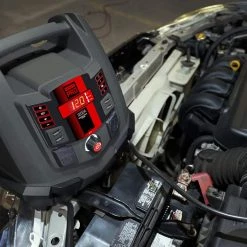 Schumacher Electric Schumacher Pro Automotive 12-Volt 1200 Peak Amp Jump Starter and Portable Power Station with 100-PSI Air Compressor -Automotive Sales schumacher electric jump starters spr1631 c3 1000