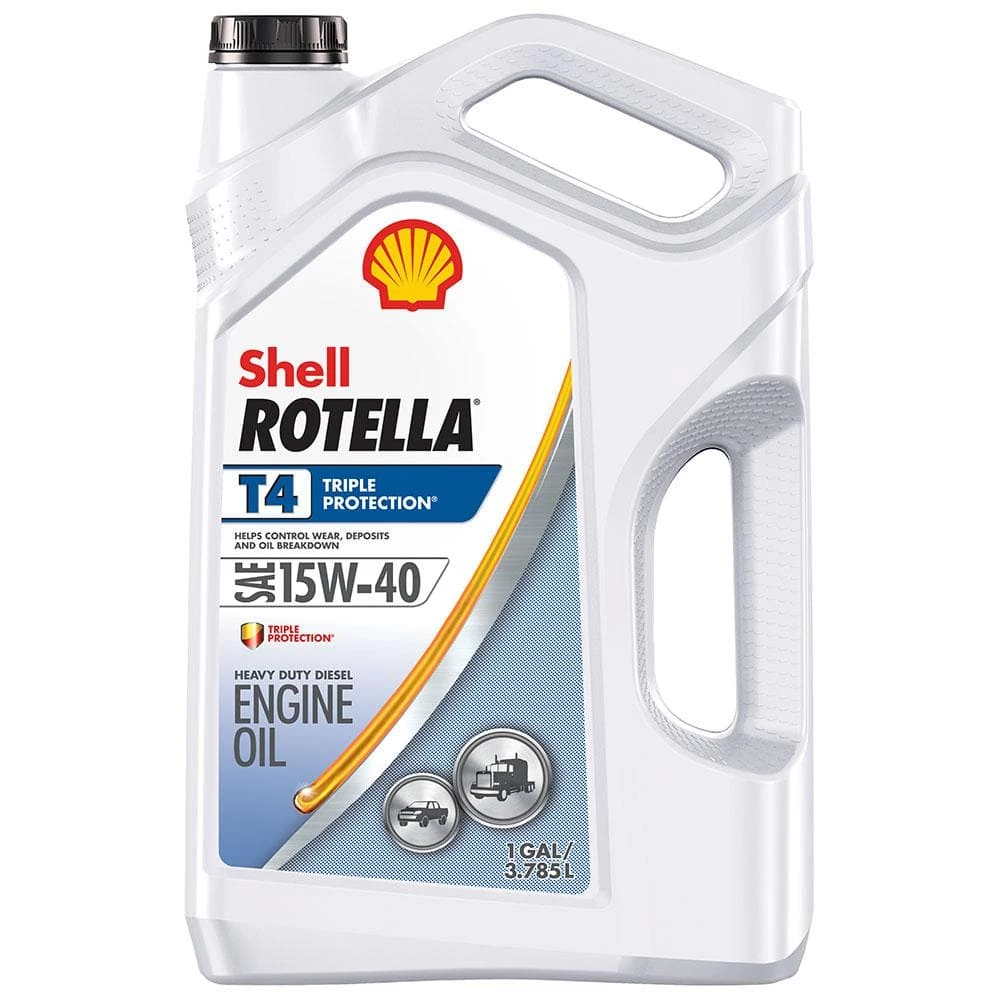 Shell Rotella T4 Triple Protection SAE 15W-40 Diesel Motor Oil 1 Gal. 3 Shell Rotella T4 Triple Protection SAE 15W-40 Diesel Motor Oil 1 Gal.