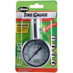 Slime 5-60 psi Chrome Dial Gauge -Automotive Sales slime tire pressure gauges 20049 4f 1000