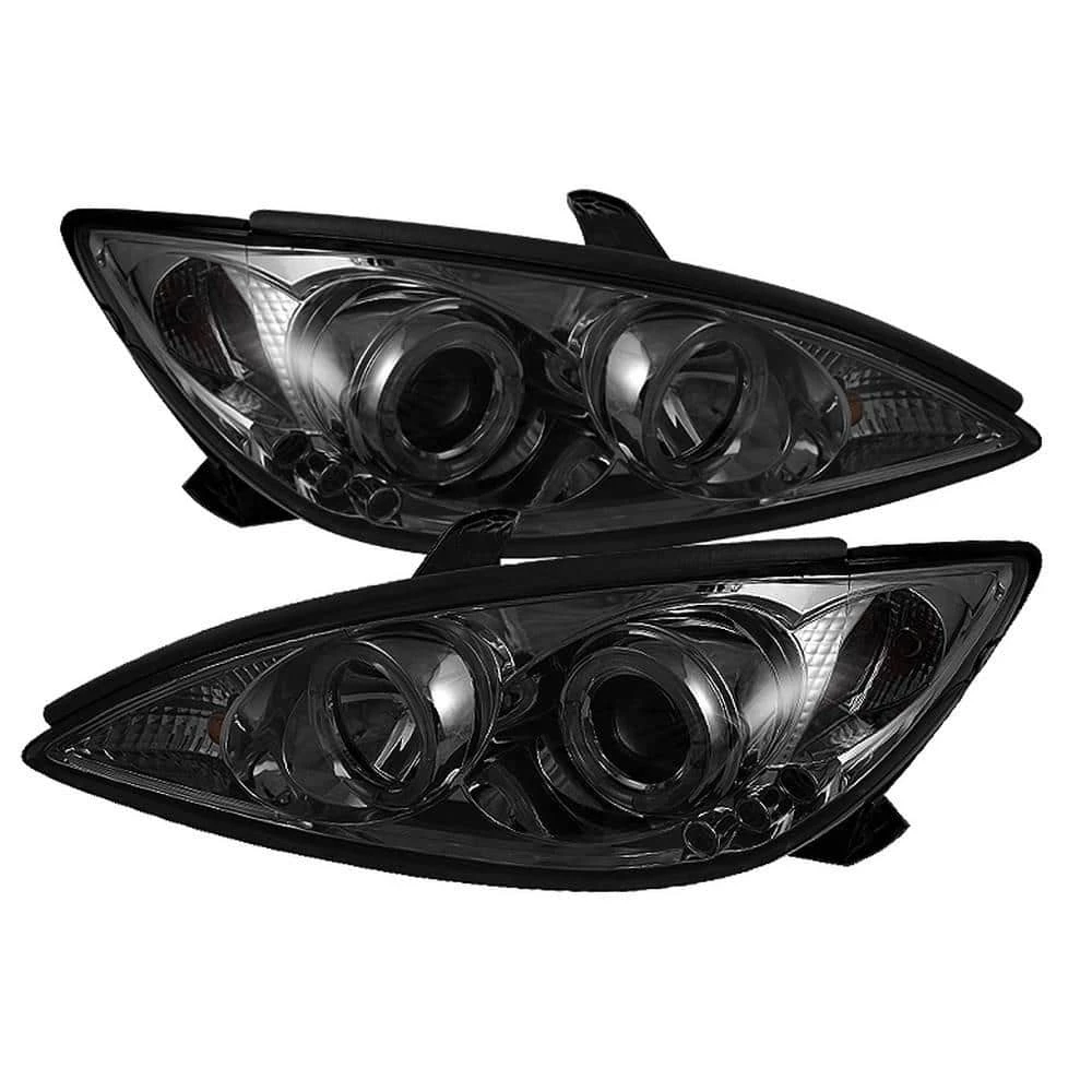 Spyder Auto Toyota Camry 02-06 Projector Headlights - LED Halo - LED ( Replaceable LEDs ) - Smoke 3 Spyder Auto Toyota Camry 02-06 Projector Headlights - LED Halo - LED ( Replaceable LEDs ) - Smoke
