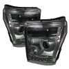 Spyder Auto Ford F-250/F-350/F450 Super Duty 11-16 Projector Headlights - LED Halo - DRL - Smoke -Automotive Sales spyder auto car lights 5070289 64 1000