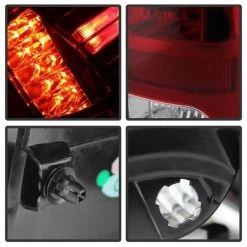 Spyder Auto Dodge Ram 1500 13-18 / Ram 2500/3500 13-18 LED Tail Lights -( Not Compatible With Incandescent Model ) - Red Clear -Automotive Sales spyder auto car lights 5077547 44 1000